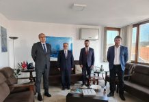 Kryetari Sopjani viziton Ambasadën e Turqisë në Kosovë